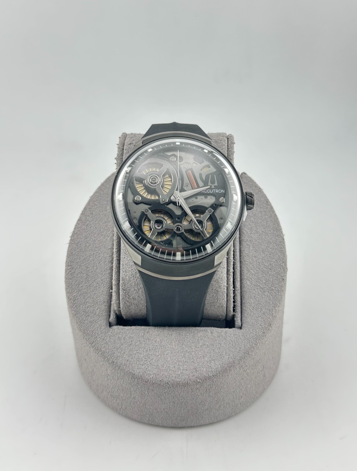 Accutron Luxury Men’s Electrostatic Black DNA 2ES8A003 Watch Brand New In Box