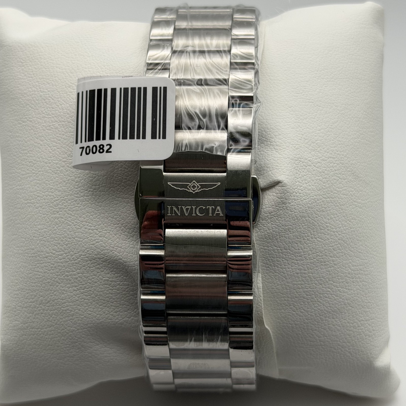 Invicta 70082 Racing Interpoint Men 43.5mm Steel Automatic Skeleton Watch New