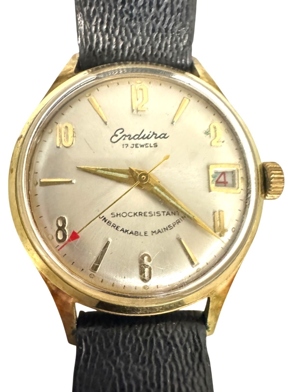 Vintage Swiss Endura 17 Jewel Wristwatch