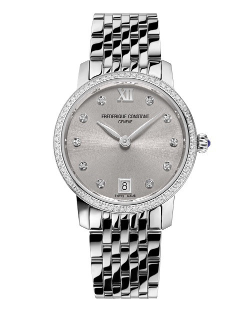 *NEW* Frederique Constant Classics Slimeline Women’s Watch FC-220LBD1SD26B