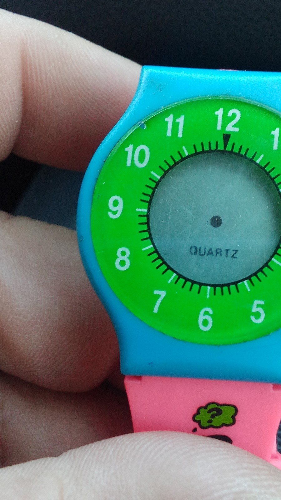 Kids Quartz Wristwatch Round Blue Green Case Dinosaur Dial Pink Blue Plastic Ba…