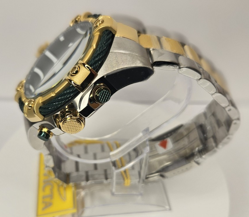 Invicta Bolt ACE Men’s Quartz (VD54) Watch – 52mm – Steel/Gold 25519 NIB