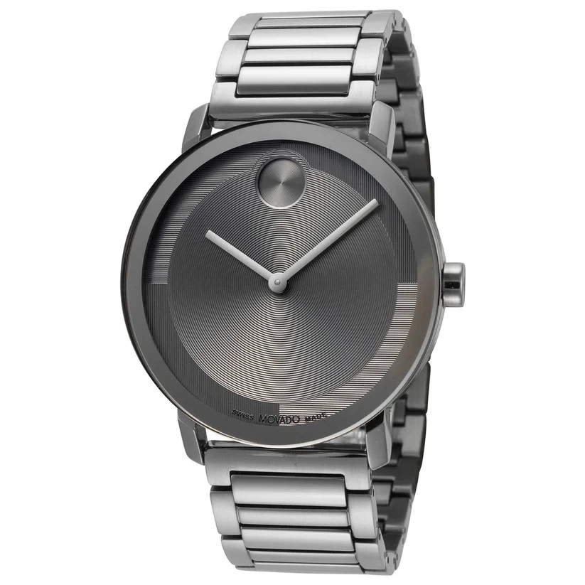 Movado Bold Evolution Quartz Grey Dial Man’s Swiss Watch 3601096