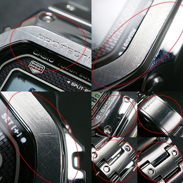 CASIO G-SHOCK GMW-B5000D-1JF 34.6mm Used Watch Solar Men Silver Digital Display