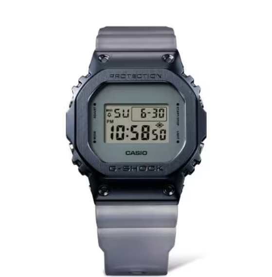 G-Shock Limited Edition Digital Matte Blue Ion Plated Bezel Men Watch GM5600MF-2