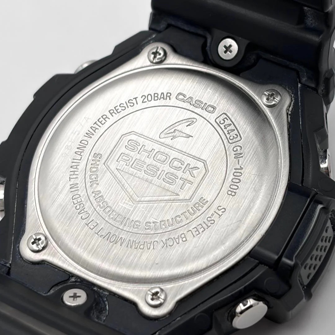 CASIO G-SHOCK GULFMASTER GN-1000B-1AJF Quartz SS Black Dial Blue Bezel