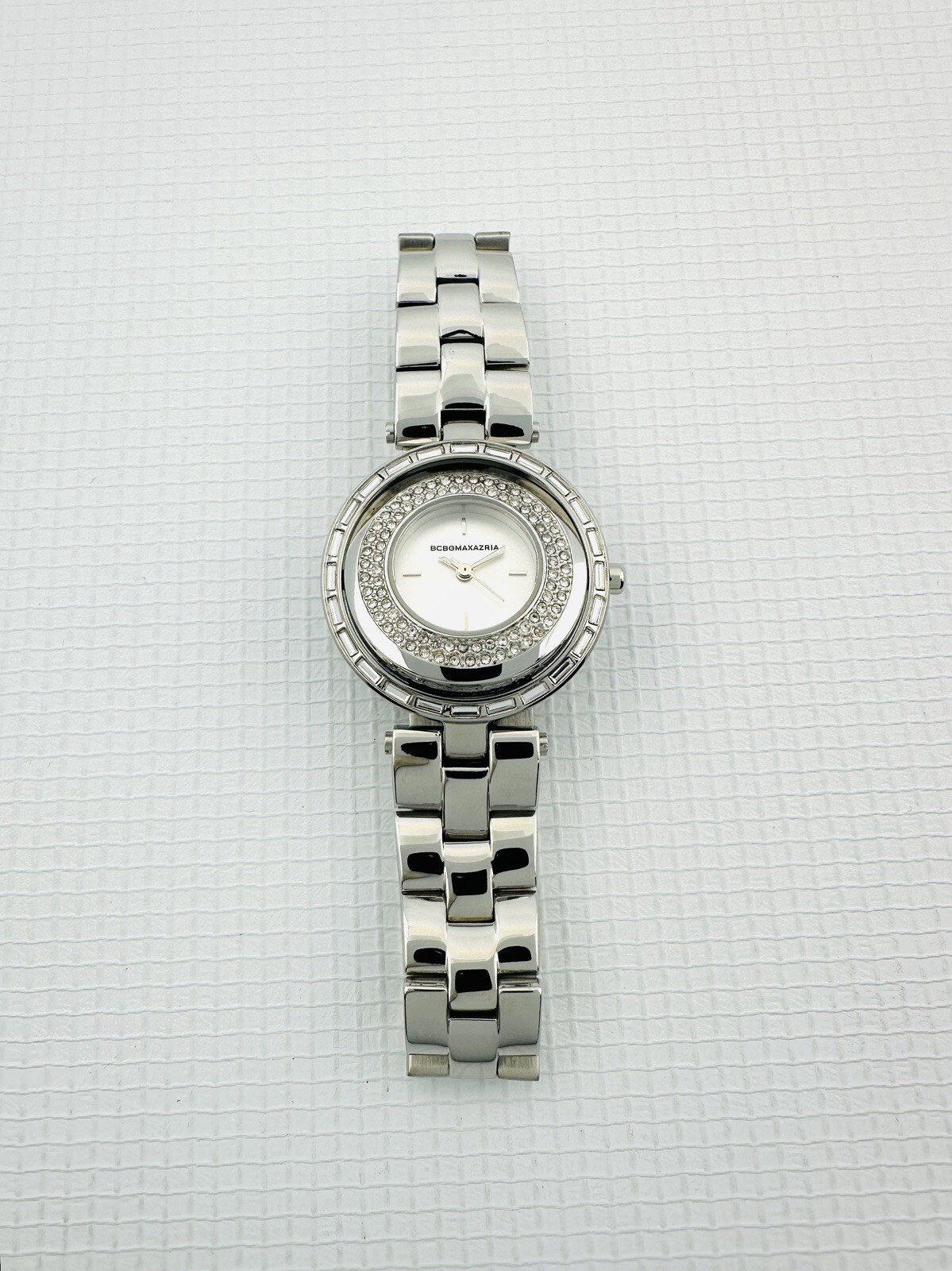 BCBGMAXAZRIA Ladies BG8314 Pirouett Steel Case sparkling studding Watch