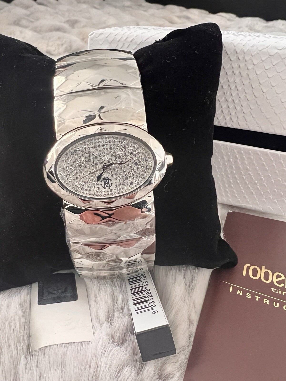 Roberto Cavalli R7253133615 Women’s Multiface Swarovski Crystal Analog Watch