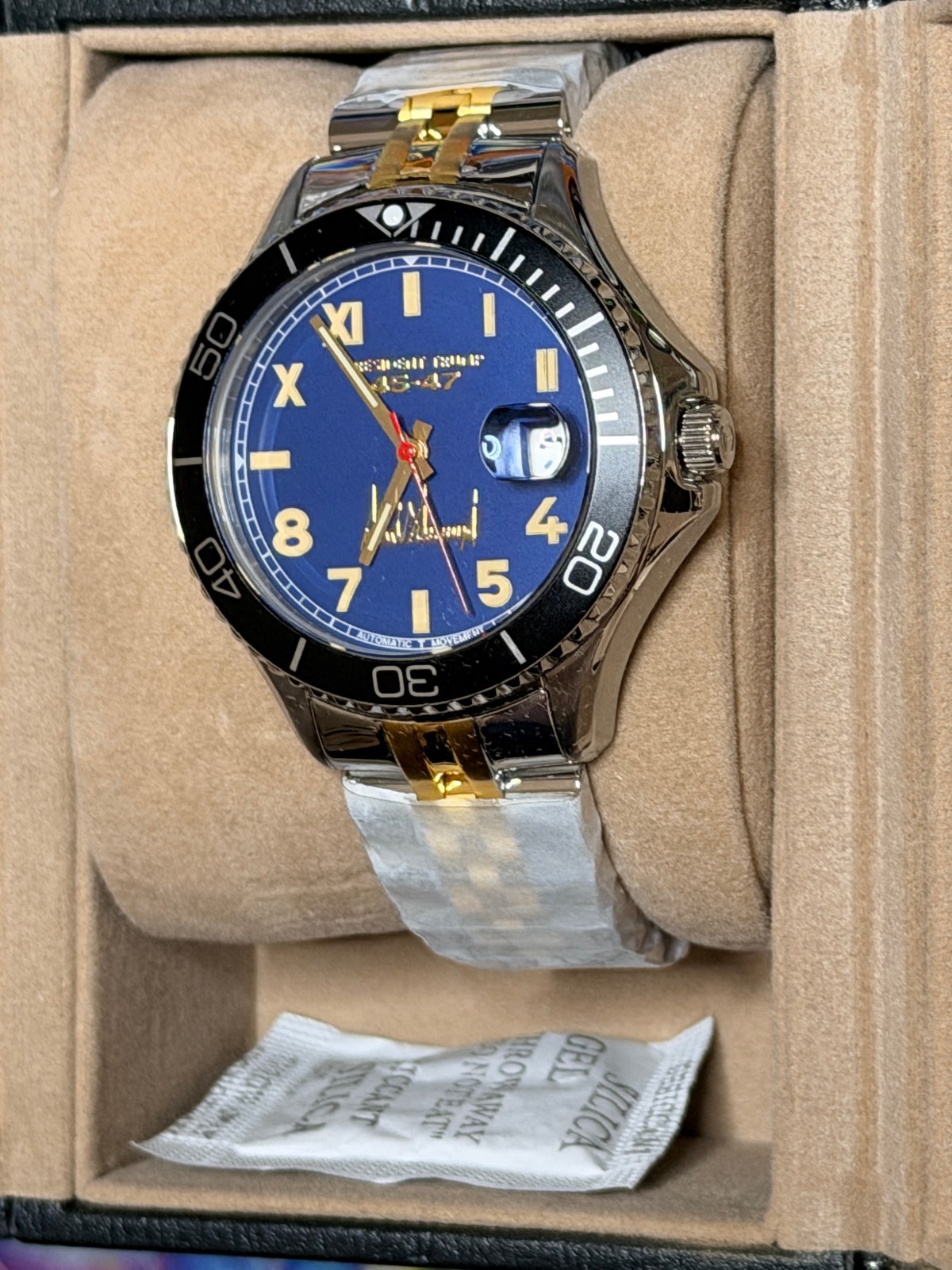 DONALD TRUMP 45 47 Watch California Dial BLUE SILVER GOLD # 28 /250 FATHERS DAY