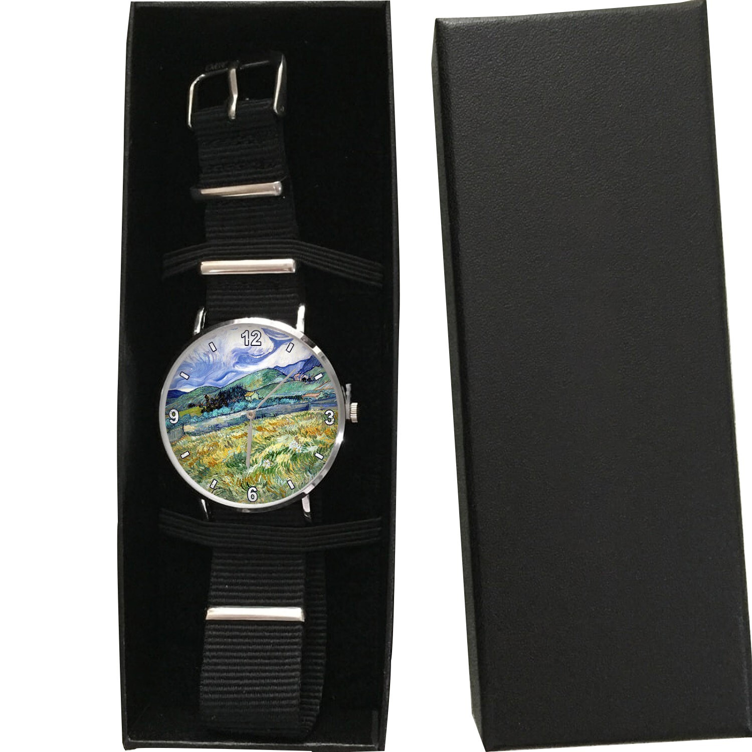Van Gogh Landscape Watch, Beautiful Wheat Field Art, Artistic Unisex Art Gift