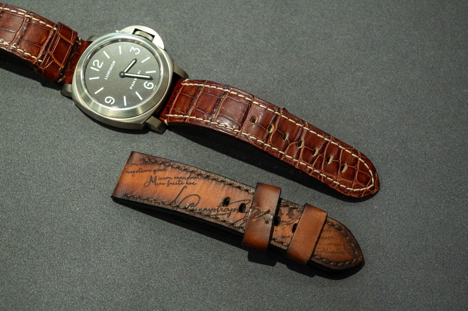 Panerai Luminor Base Titanium PAM00116 Rare Set of 300 Full Set (Box and Papers)