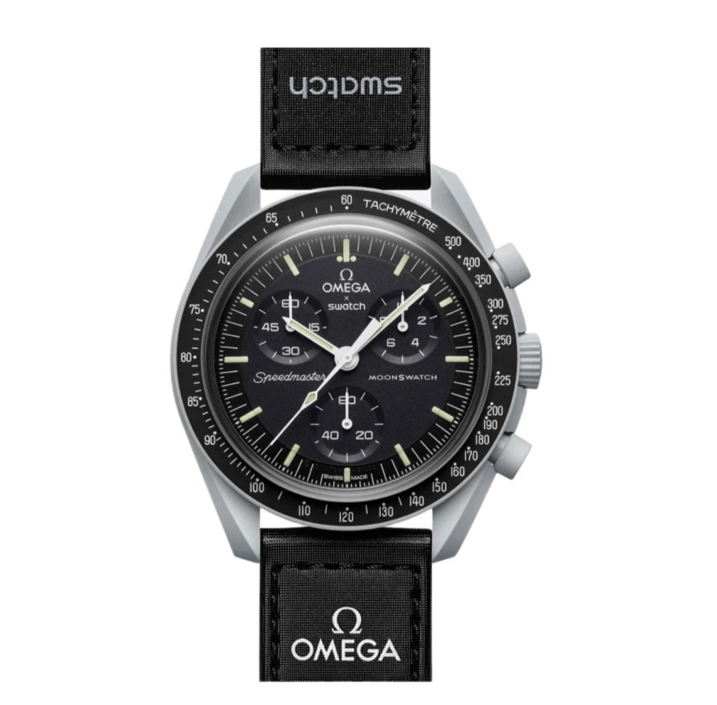 Swatch x Omega Bioceramic MoonSwatch Mission To The Moon Black Watch New