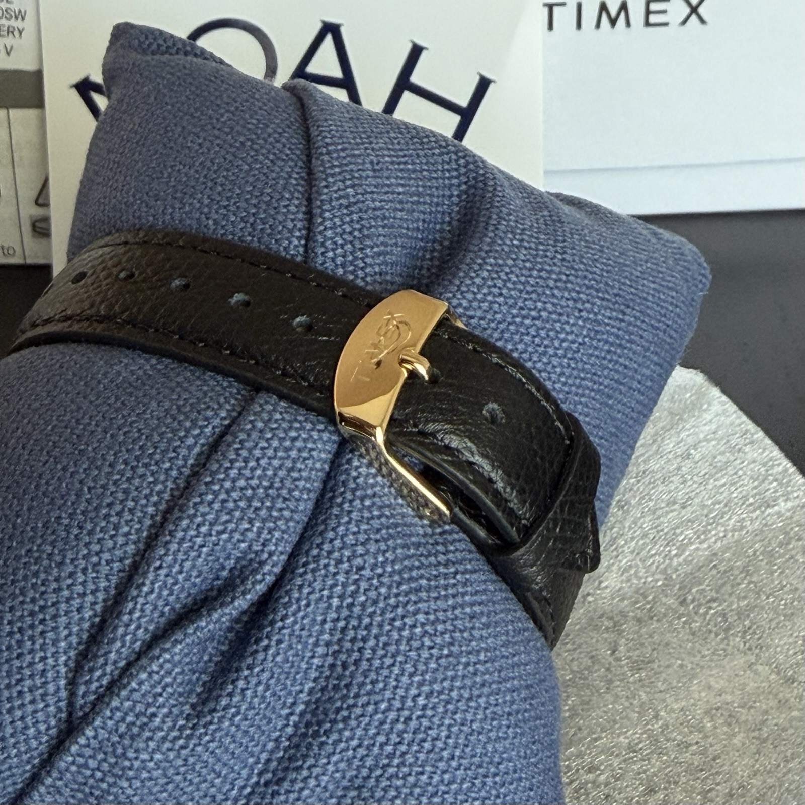 Timex x Noah Moonwatch Gold Plated Moon Phase New In Box Full Set