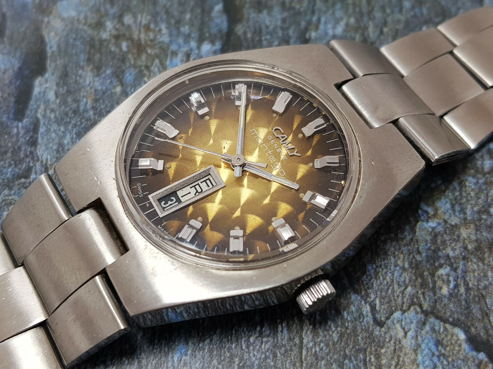 NICE & RARE VINTAGE CAMY MONTEGO AUTOMATIC GENTS 2.
