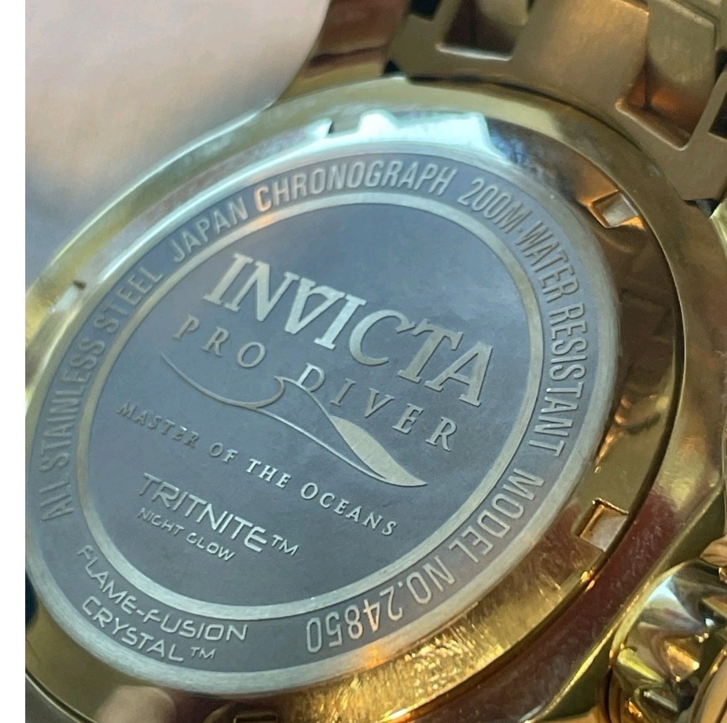[Invicta] Watch Pro Diver SCUBA 48mm 0074 Men’s Gold