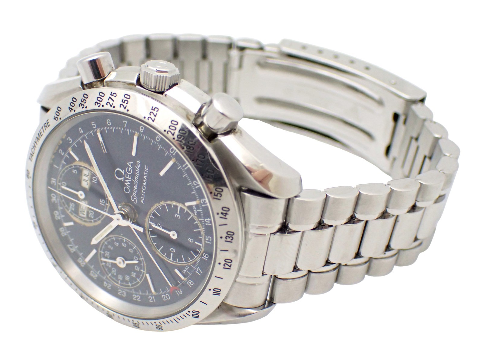 OMEGA Speedmaster Chronograph Automatic Triple Calendar Watch 3521.80 w/Box