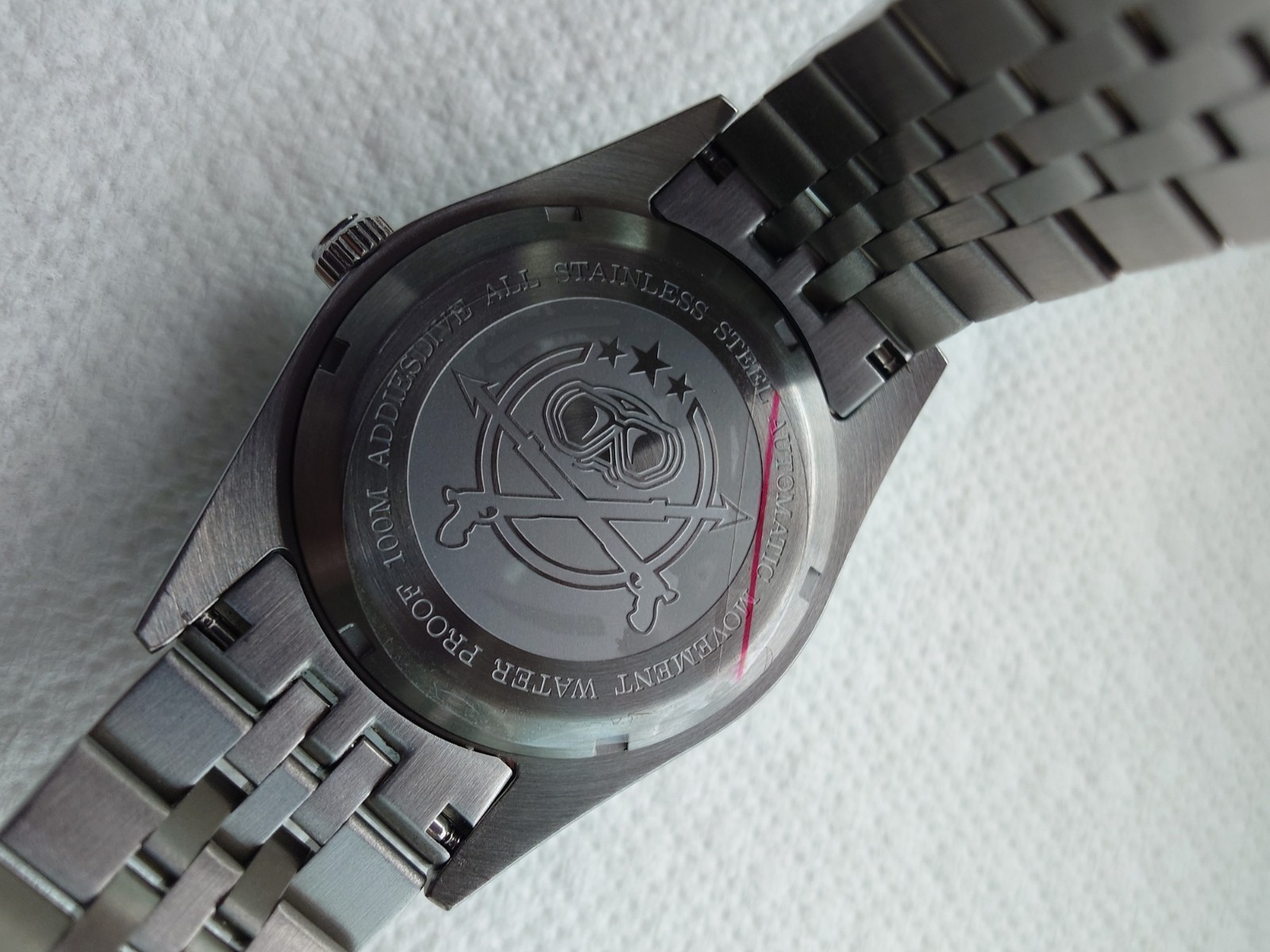 ADDIESDIVE AD2547 39mm Automatic Watch Purple Waterproof Citizen Miyota New