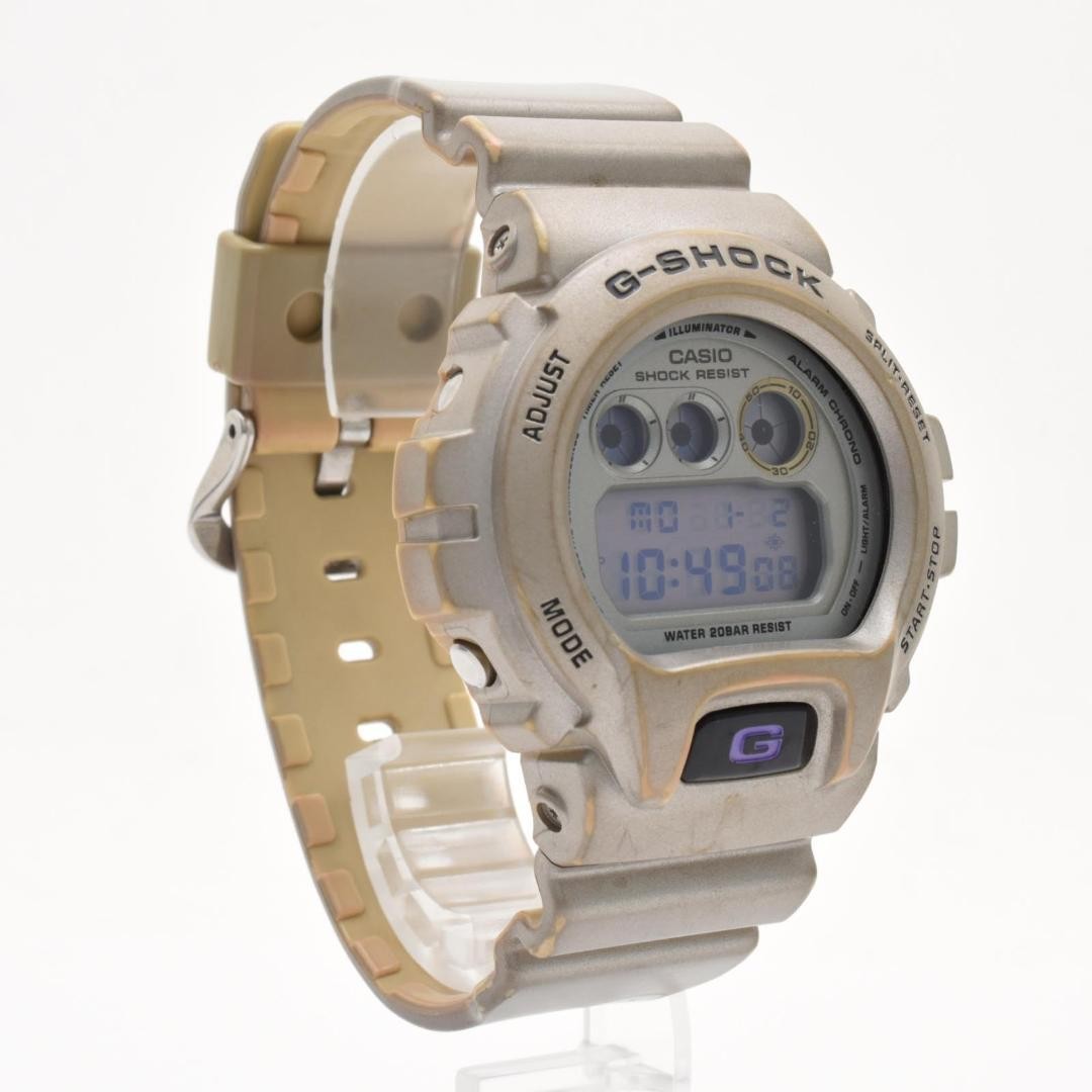 CASIO G-SHOCK DW-6900 Sand Tan Digital Watch Tested Working Japan