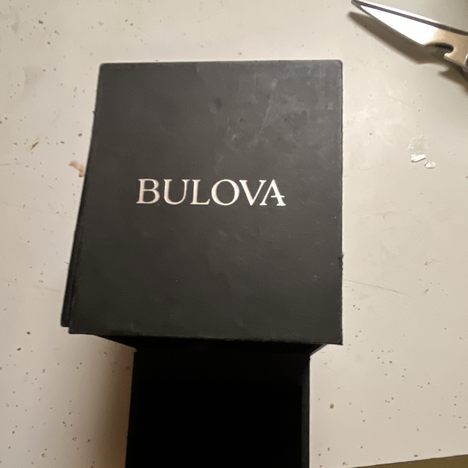 Bulova Men’s Blue Dial Quartz Chronograph Two-Tone Bracelet Watch w/Box