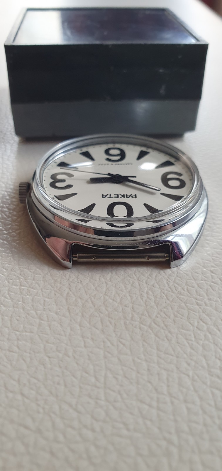 Vintage USSR Watch RAKETA BIG ZERO 2609.HA Soviet Mechanical Time Capsule BOX
