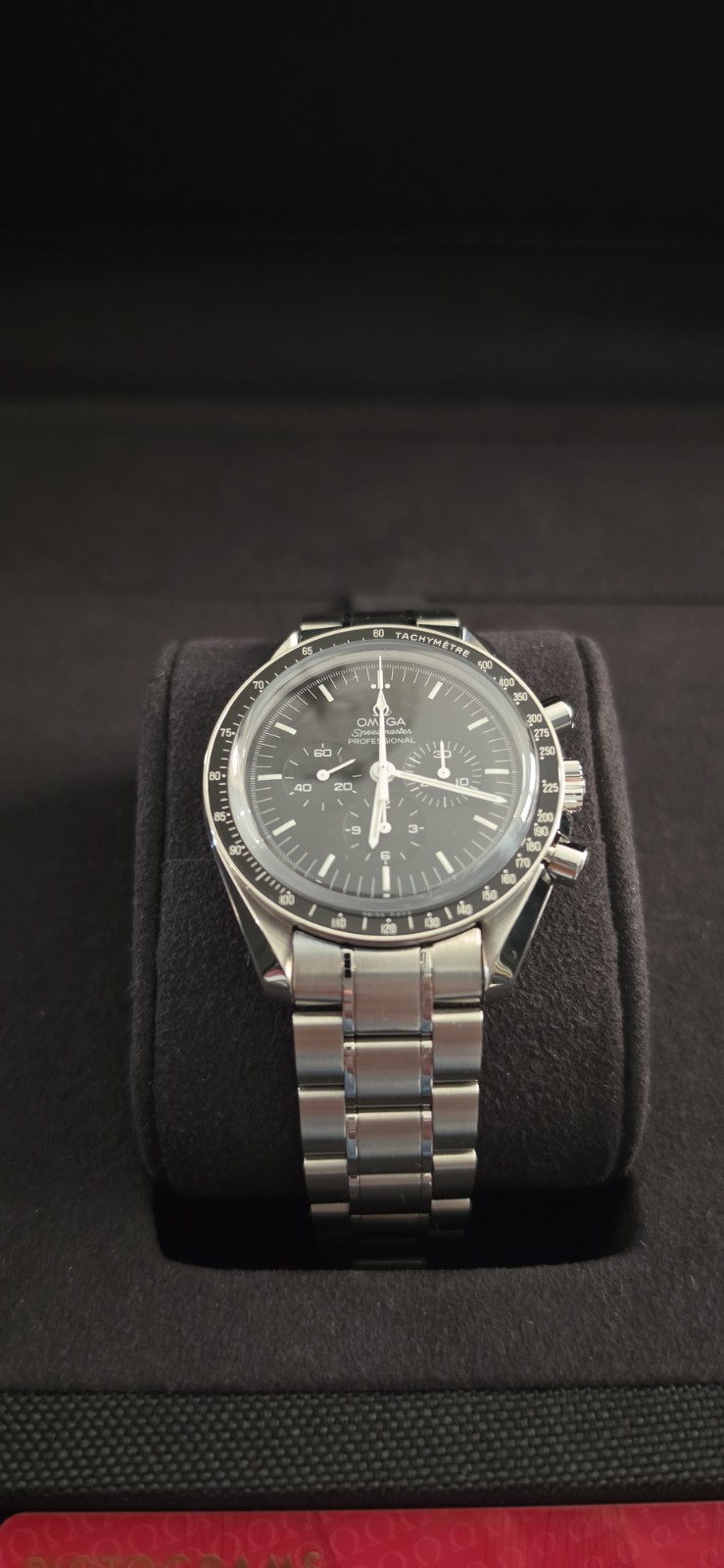 OMEGA Speedmaster Professional 42mm Chronograph, Cal. 1863, Collector Box Papers