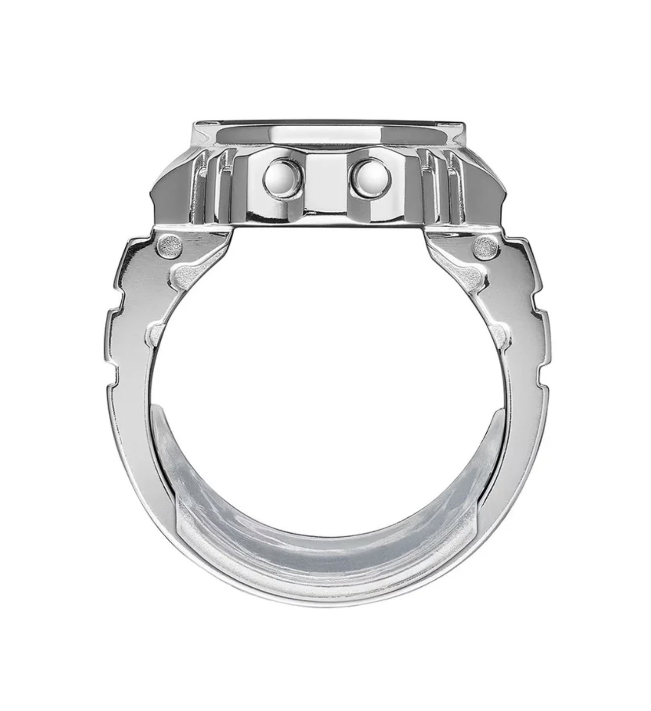 New Casio 50th Anniversary Sliver Digital Steel Ring Watch CRW001-1 SHIPS ASAP