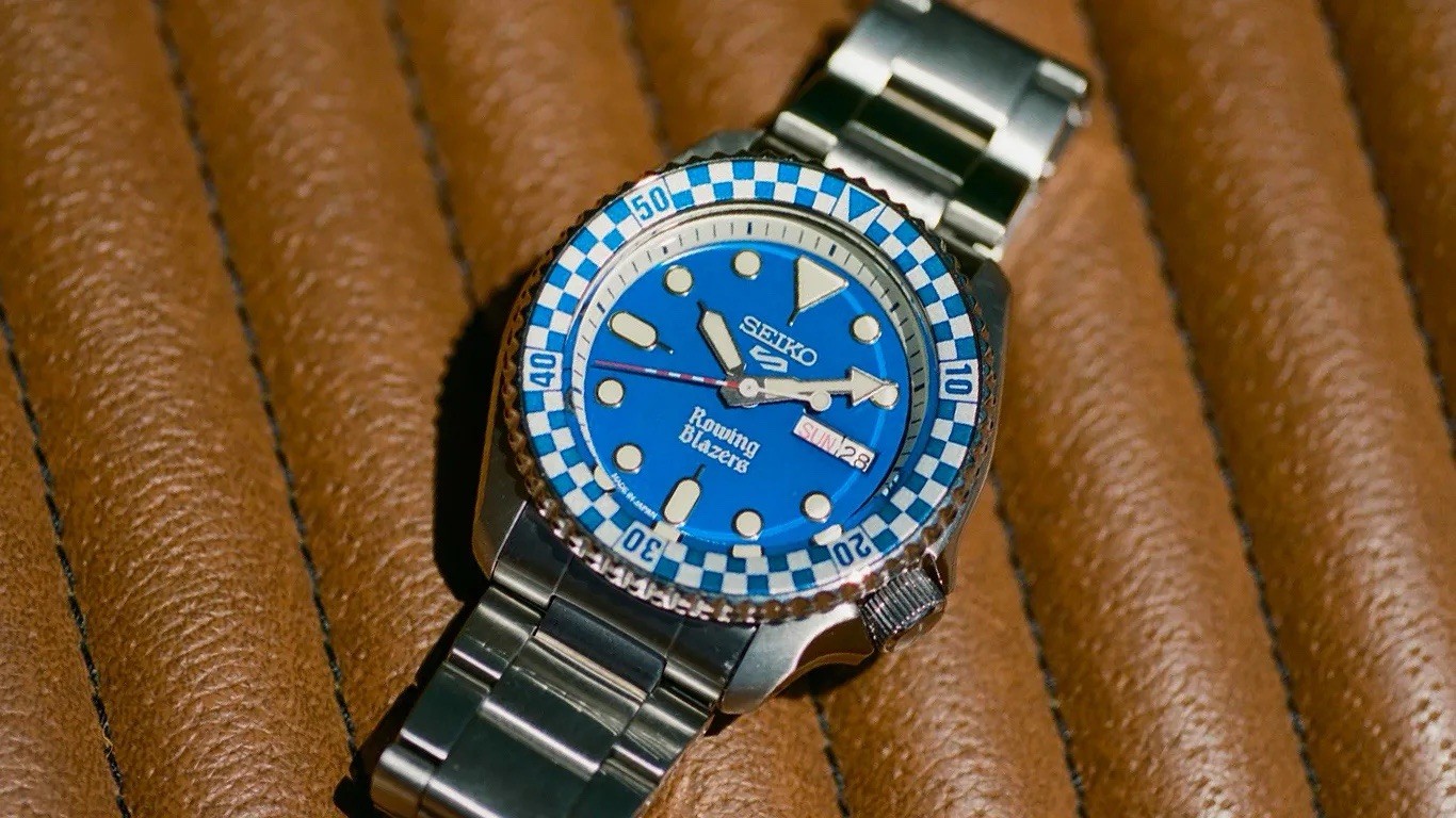 Seiko 5 X Rowing Blazers X Wind Vintage SRPM19 – Blue 42mm