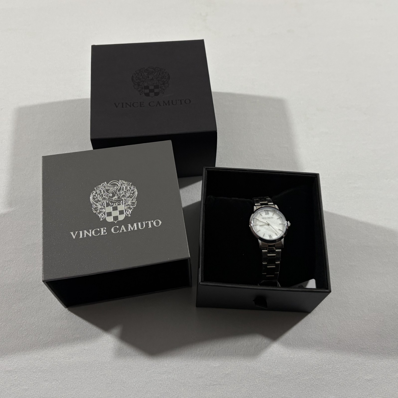 Vince Camuto Women’s Silver Ayla Watch Japanese Movement Fashion NEW VCW7180LF