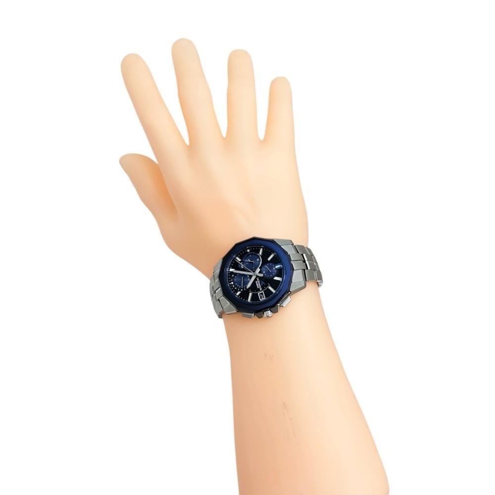 CASIO OCW-S6000-1AJF Men’s Titanium Solar Radio Watch Black/Silver