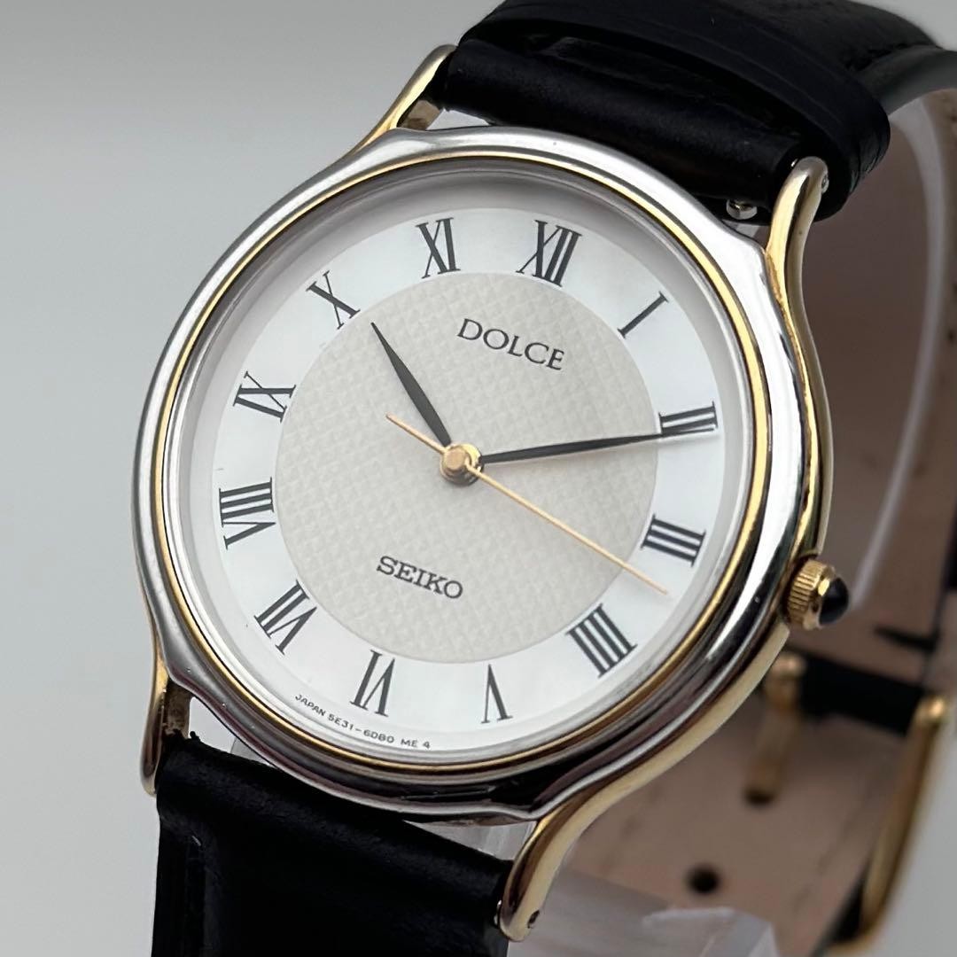 Seiko Dolce Men’s Dress Watch Roman Numeral Dial Used