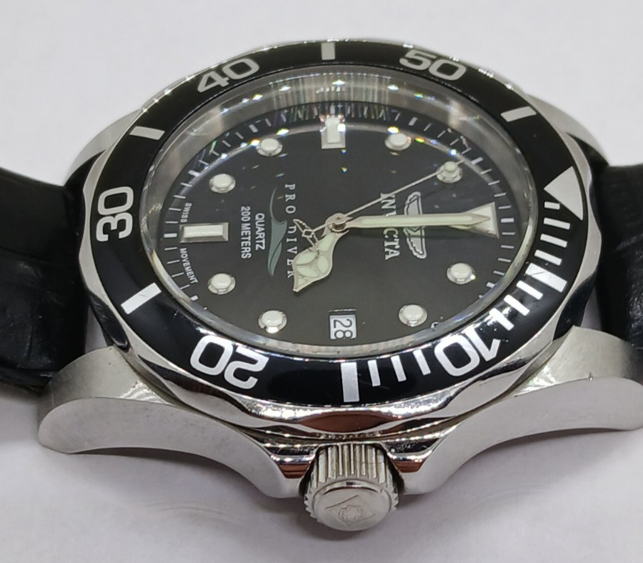 Invicta, Vntg, Pro Diver, 43 mm, Swiss Qtz, 5017, Men, Read More Below!