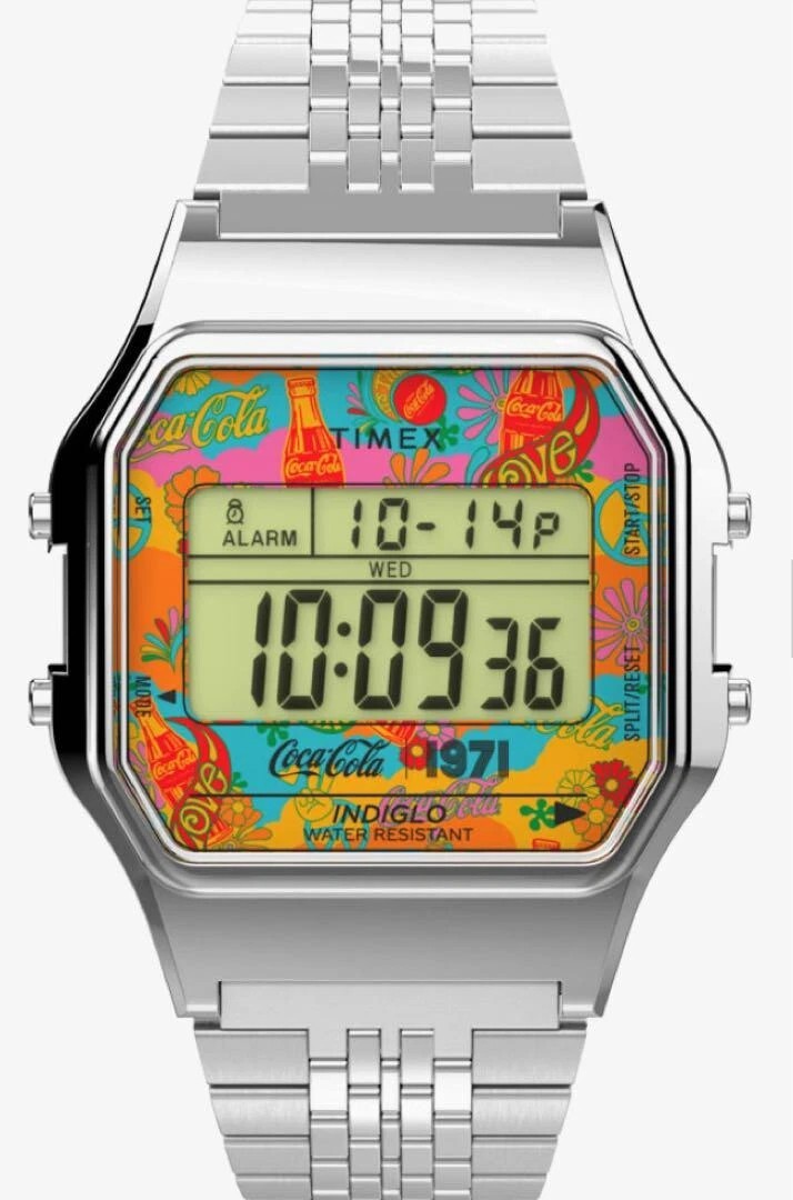 New Limited Edition Timex T80 X Coca-Cola 1971 Unity Collection TW2V25900