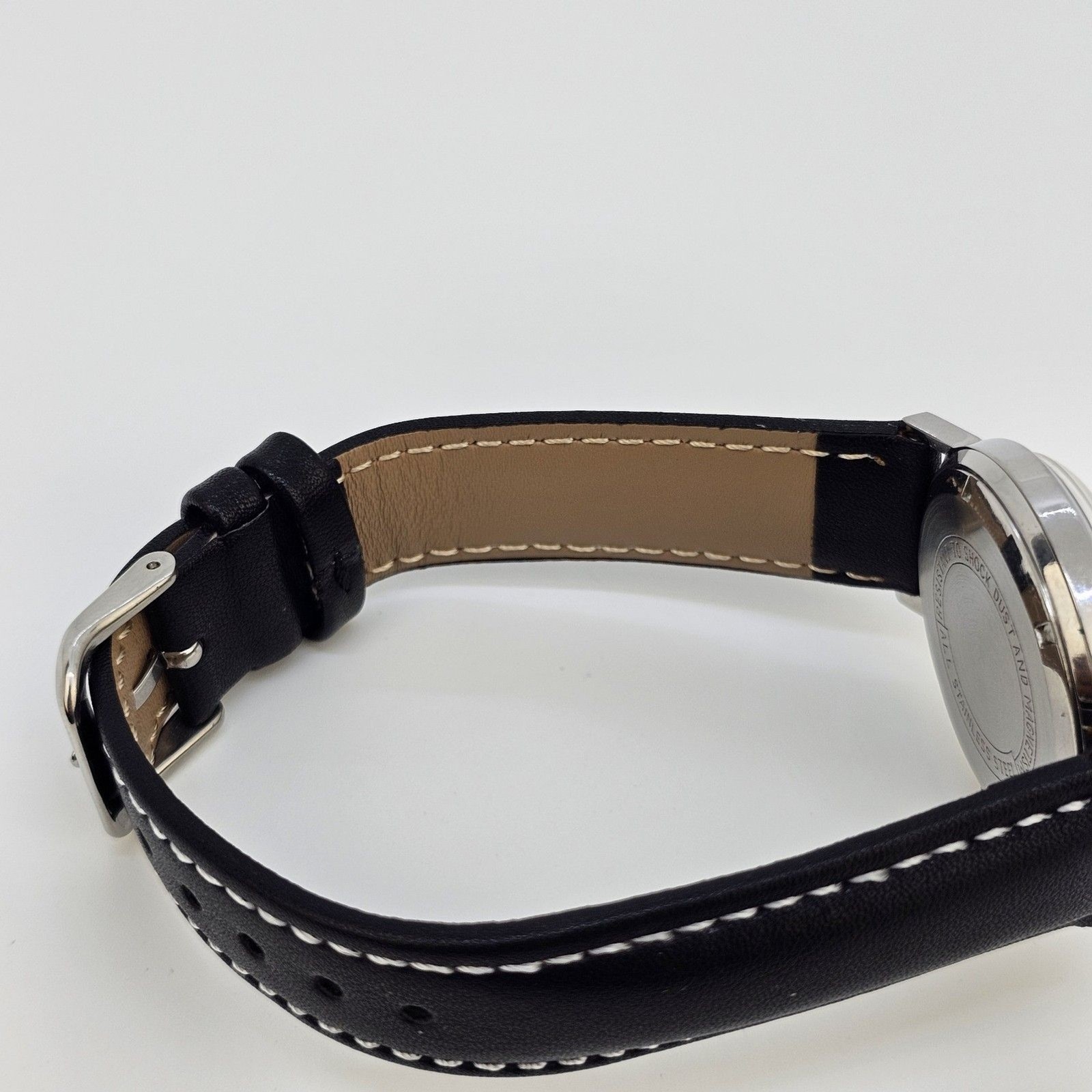 VTG Hilton Automatic Men’s Watch 34MM Gray Dial Swiss New Black Leather Bands