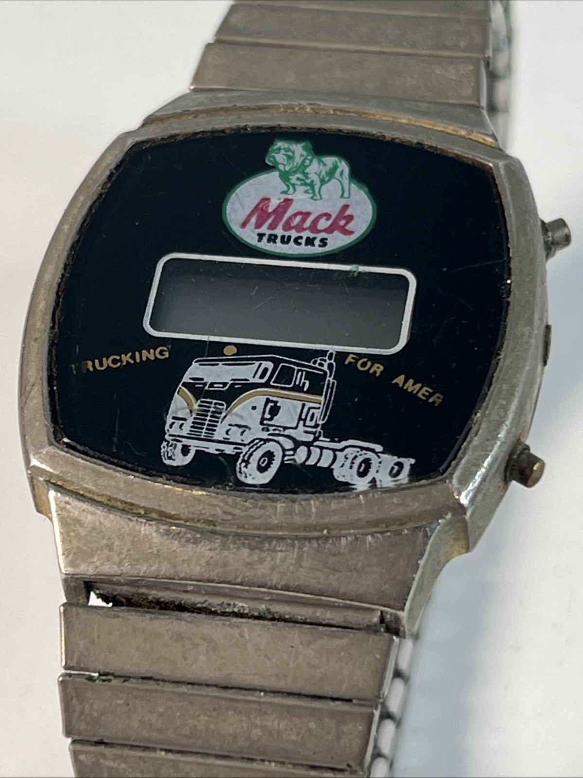 mack truck watch wrist watch, Needs Battery