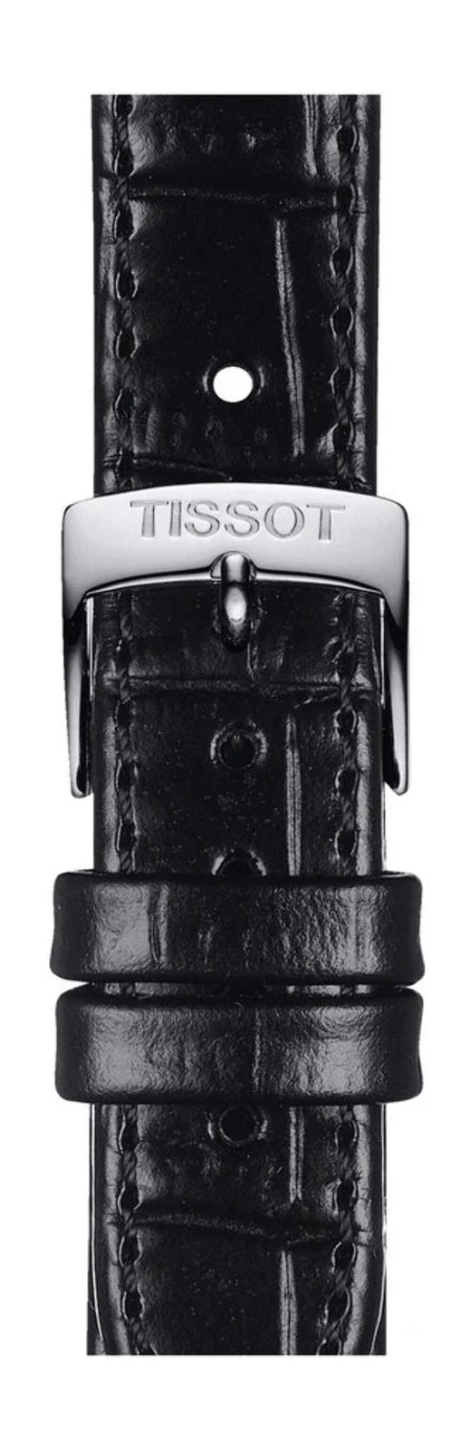 Tissot Carson Lady Silver Dial Black Leather Women – T122.210.16.033.00