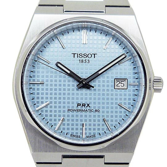 TISSOT T137.407.11.351.00 PRX Automatic Powermatic 80 Ice Blue Used