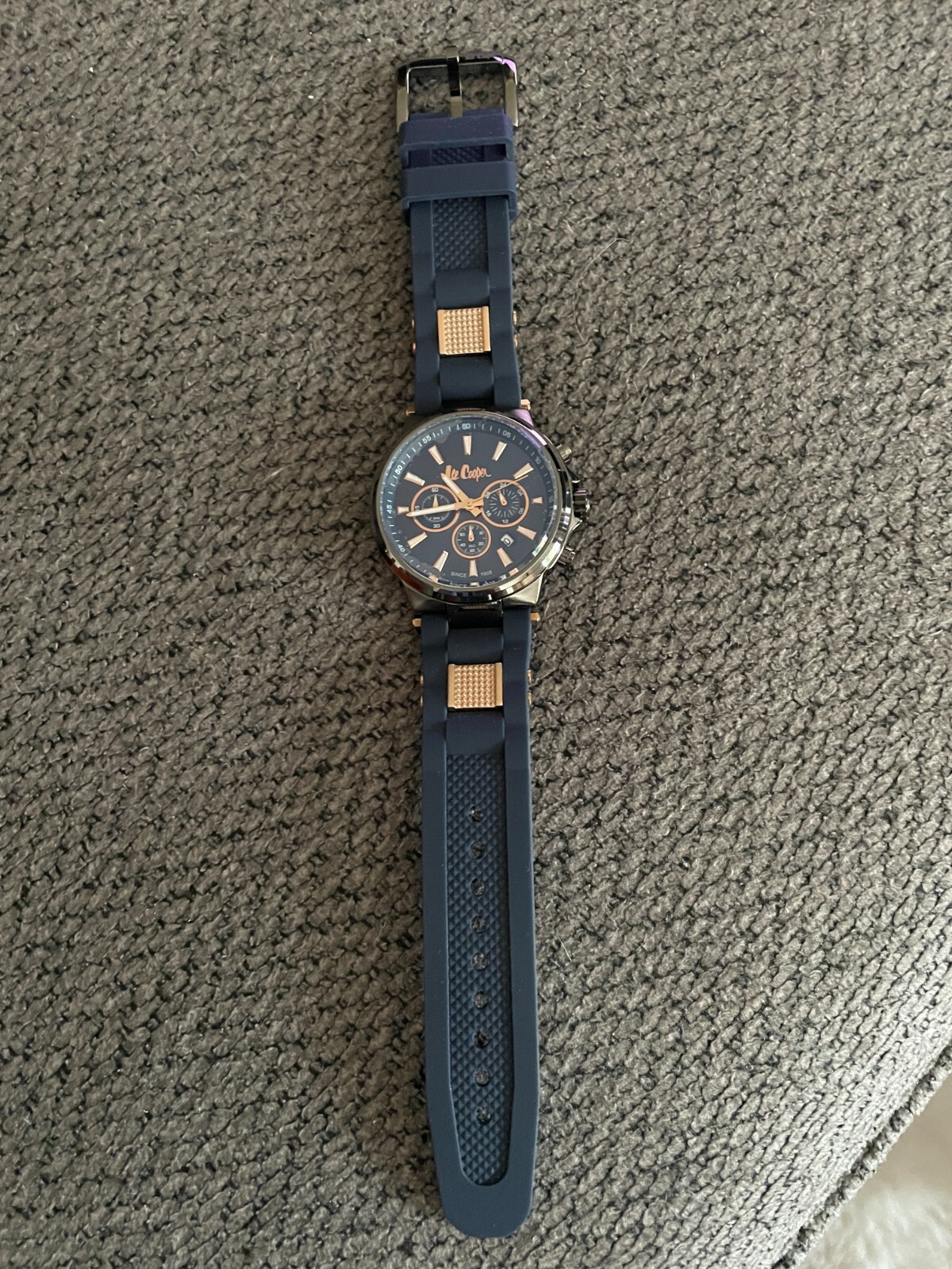 Lee Cooper Erkek Kol Saati LC07013.099 Watch, Blue, New never worn