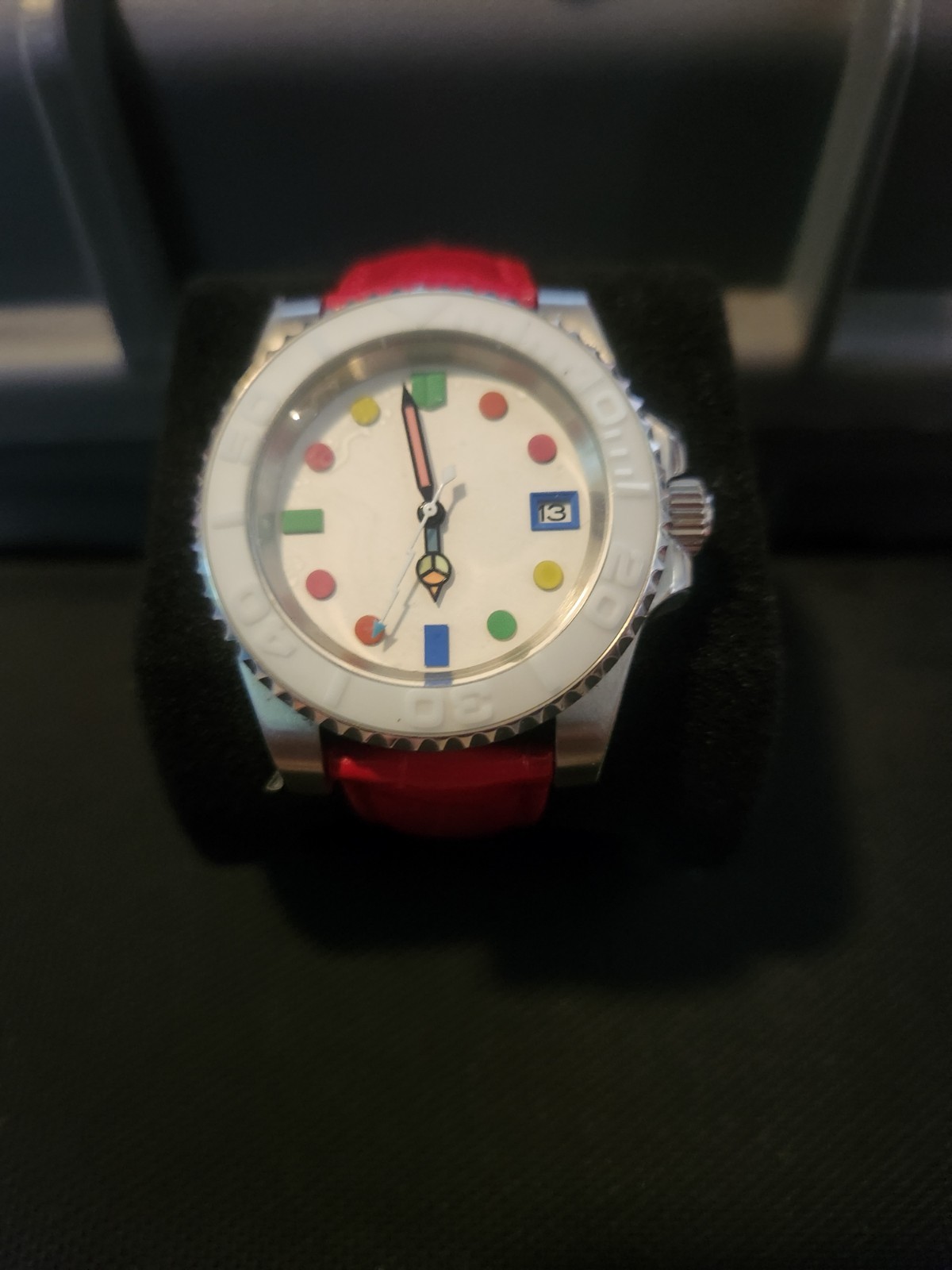 Seiko NH35 Automatic Watch Custom Build Rainbow One of a kind