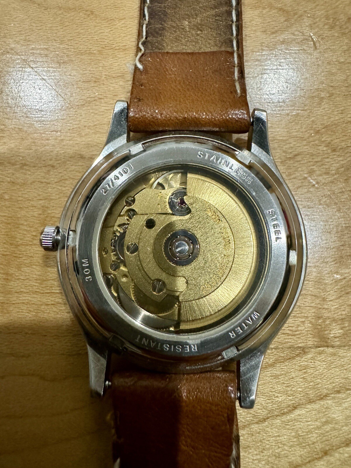 JUNGHANS VINTAGE Stainless Steel Swiss Made Automatic Wristwatch