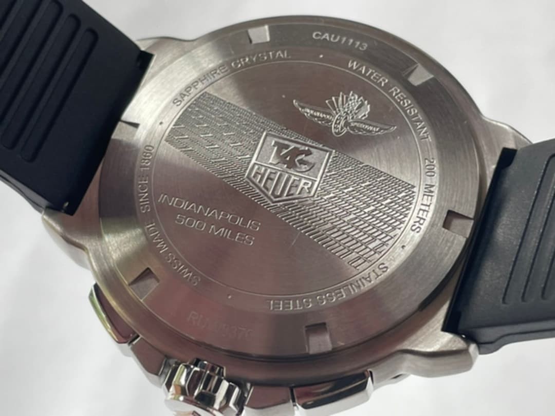 Tag Heuer Indy 500 Quartz Chronograph Watch 42mm Wrist 20cm 7.87in Working