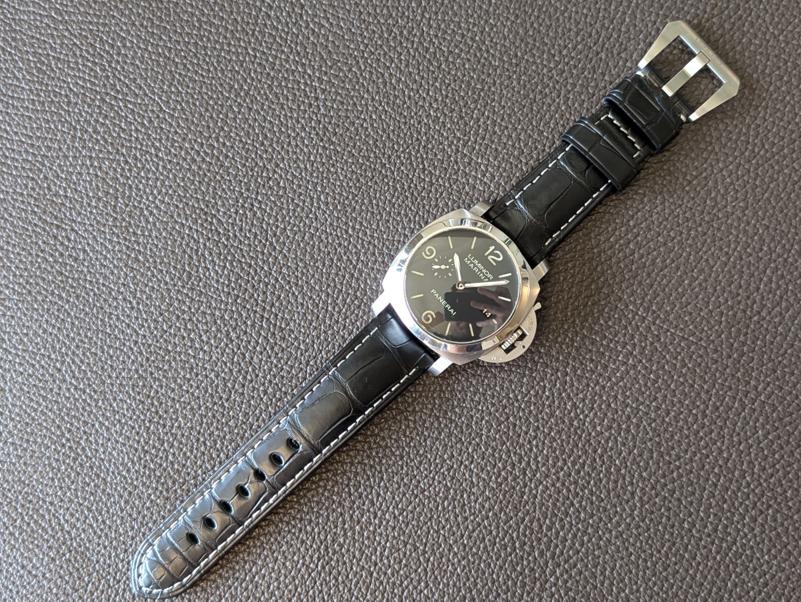 Panerai Luminor Marina 1950 3 Days 44mm Watch PAM00312 With Box & Papers