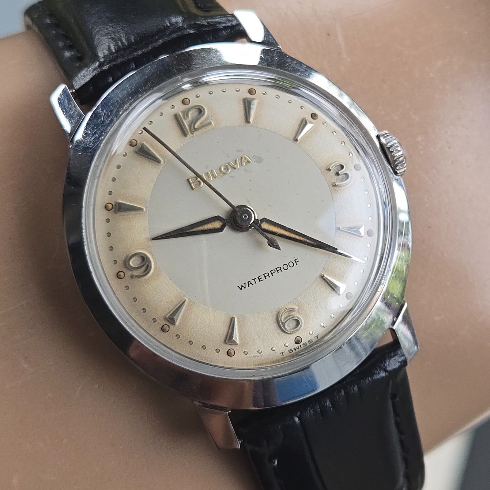 Vintage BULOVA SEA KING “D“ men’s manual wind watch 11ALC swiss 1964