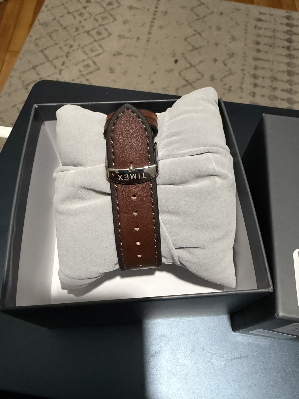 Timex Waterbury Chronograph Quartz Brown Dial Leather Strap Watch TW2W47300