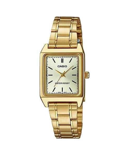 Casio LTP-V007G-9E DISPLAY Women’s Watch Analog Gold Tone Stainless Steel Band