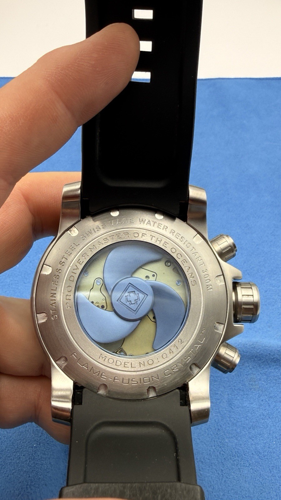 ❤️ Invicta 0412 Gen 1 Sea Hunter 58mm Men’s XXL Watch Mint