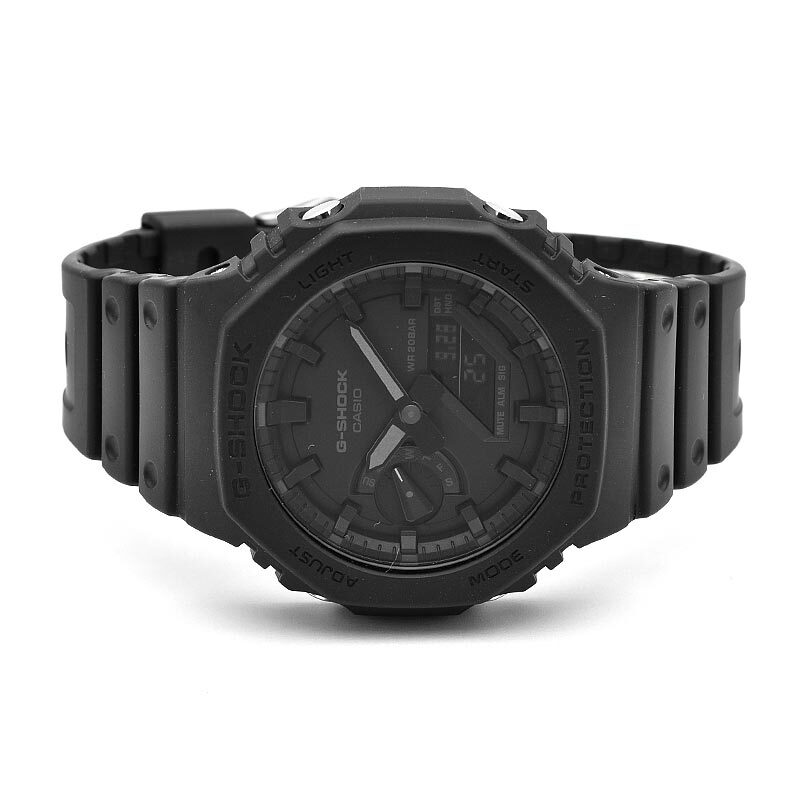CASIO G-SHOCK GA-2100-1A1JF Carbon Core Guard Analog Digital Watch Black 45.4mm