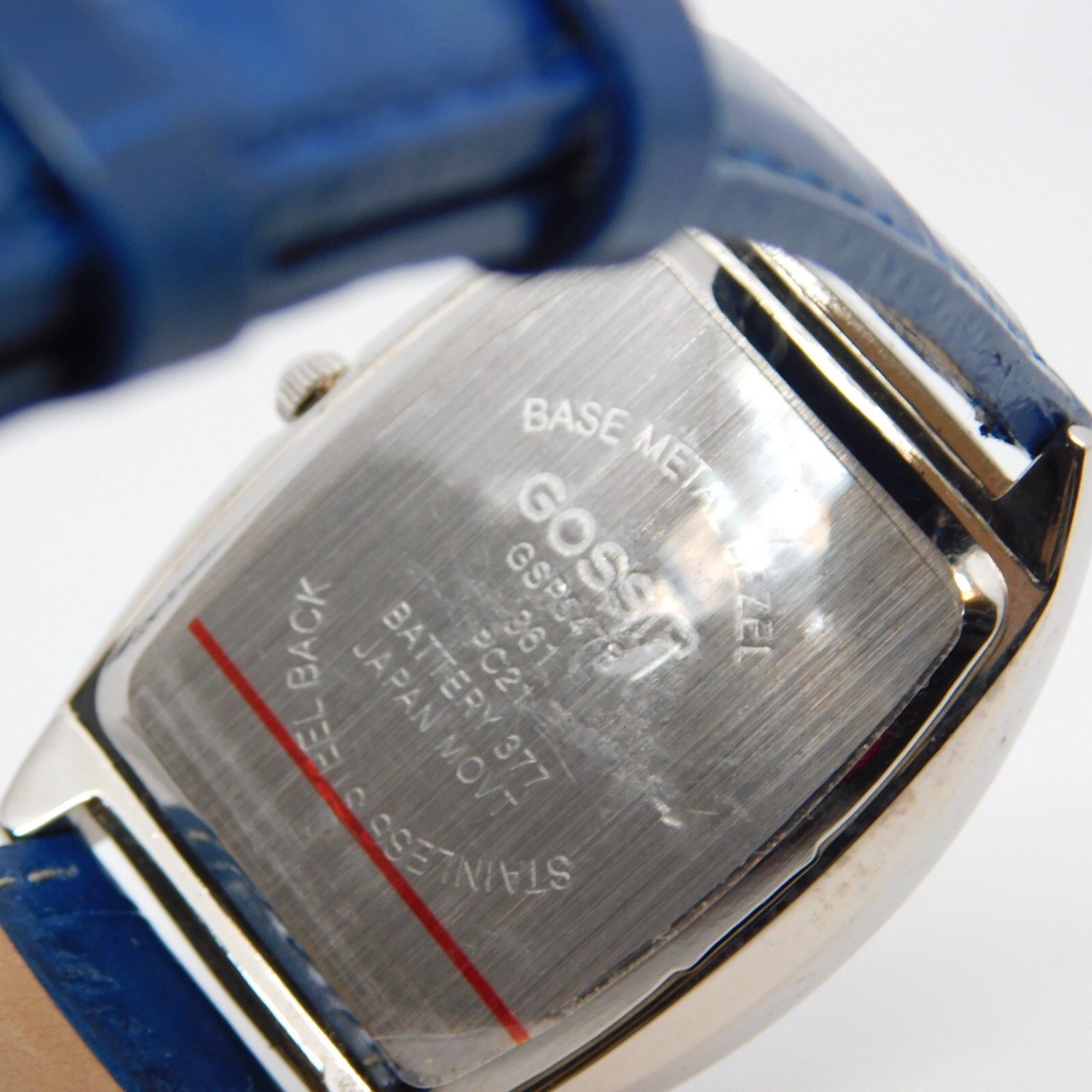 GOSSIP GSP5478 Genuine Leather Quartz Analog Women’s Watch New Battery