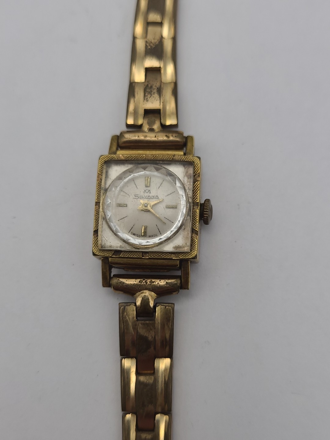 Silvana vintage Womens watch Mechanical Gold Tone