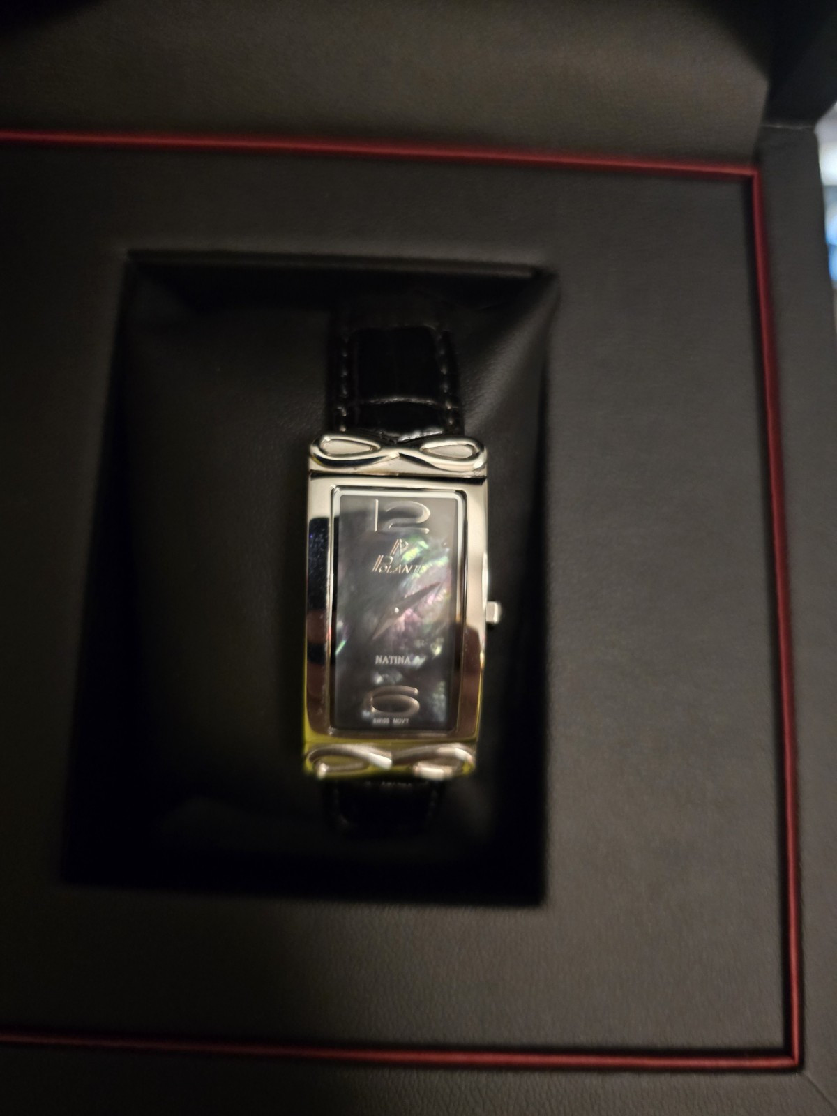 POLANTI NATINA Stainless Steel 20mm Swiss Quartz Wristwatch – Brand New w/ Box