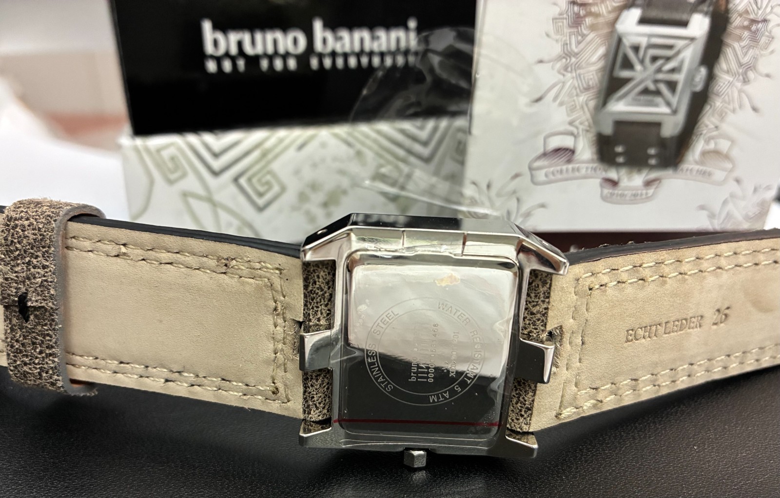 Bruno Banani Unisex Watch Cut Glass BR25889 XILION Stainless Steel Designer